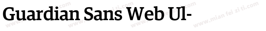 Guardian Sans Web Ul字体转换